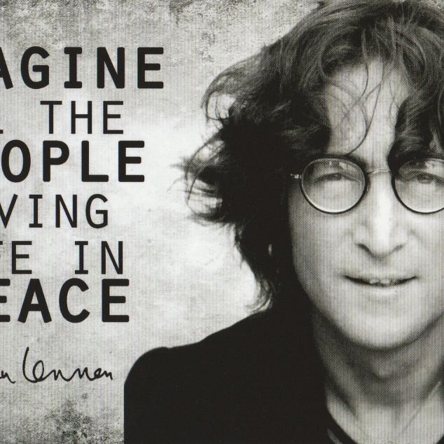 Ansichtkaart John Lennon. 