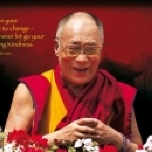 Ansichtkaart Dalai Lama. 