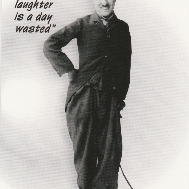 Ansichtkaart Charles Chaplin. 